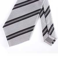 NE-27 Formale Krawatte Made In Japan Silberner Breitstreifen[Formelle Accessoires] Yamamoto(EXCY) Sub-Foto