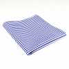 RCF-04 Einstecktuch mit Karomuster in Navy Blau aus englischem Ringhart-Stoff