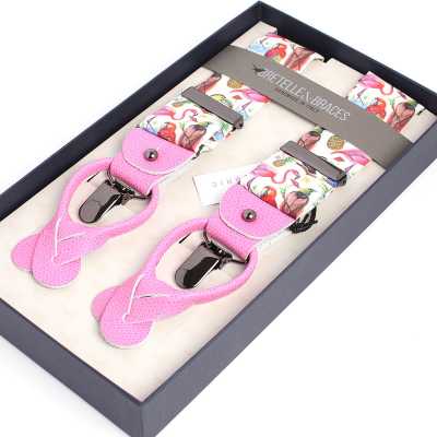 BRETELLE &amp; BRACES Liberty-Print Rosa