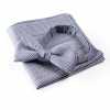 VBF-16 VANNERS Textil Gebrauchte Fliege Glen Plaid Blau Grau
