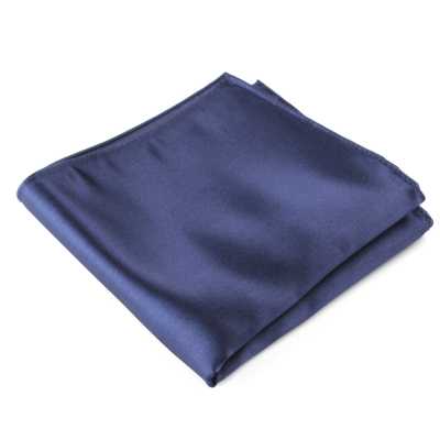 VCF-01 VANNERS Stoff-Einstecktuch, Uni, Marineblau