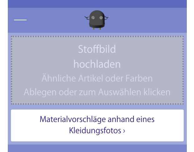 [Neue Funktion] Alle Materialien für ein Kleidungsstück aus nur einem Foto